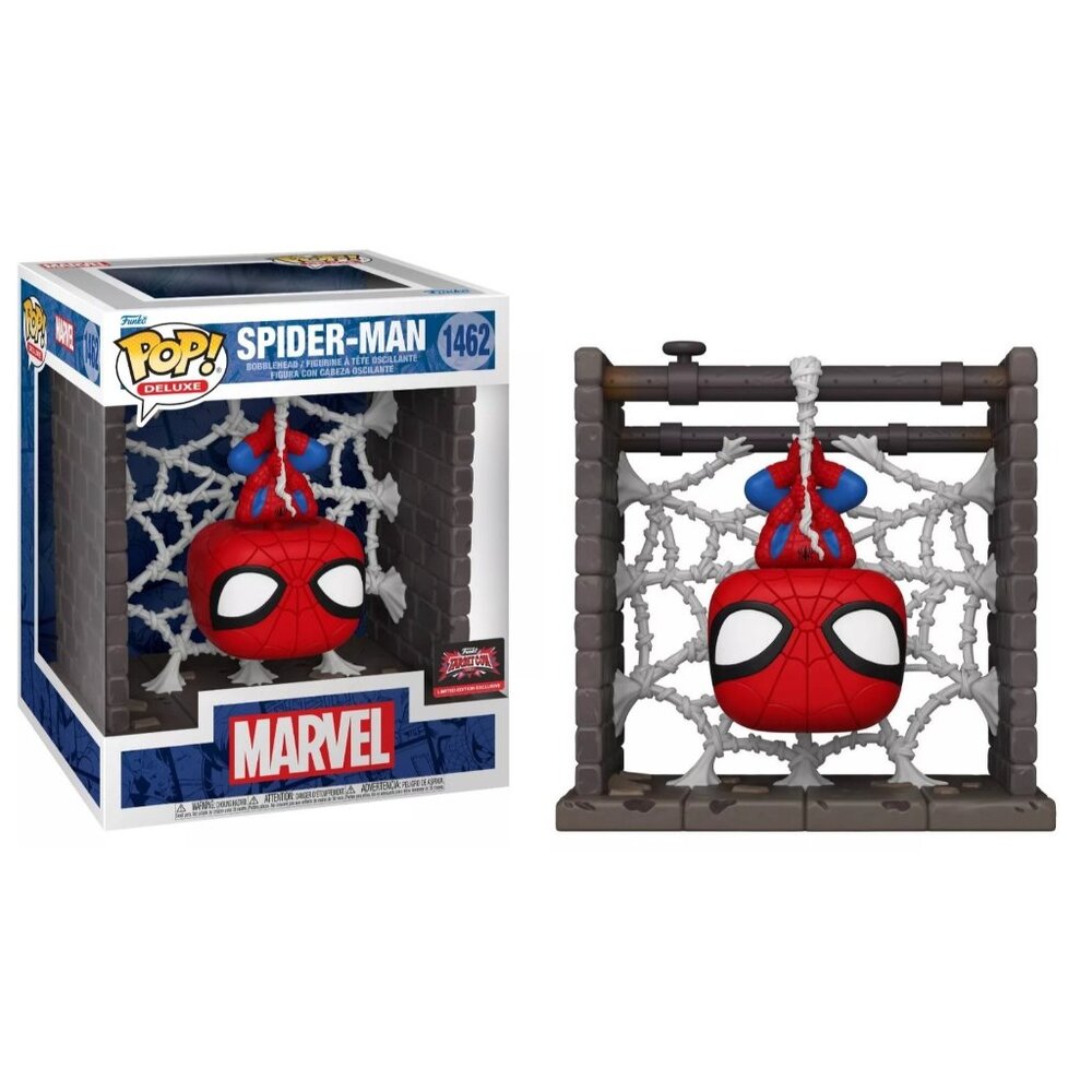 Funko Pop Deluxe Marvel Spider-Man Vinyl Figure & Scene #1462 READ